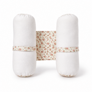 Ataja Bebé Plush Blanco con Coral