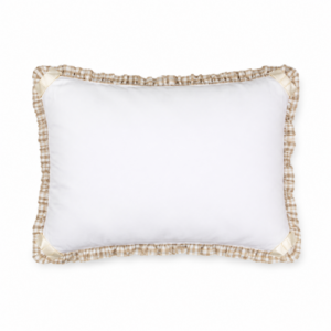Almohadita chick para Personalizar Blanco con Beige