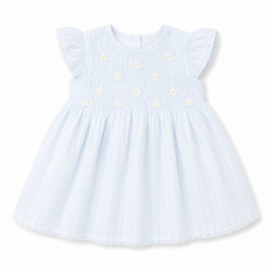 Vestido Cruzadito Celeste