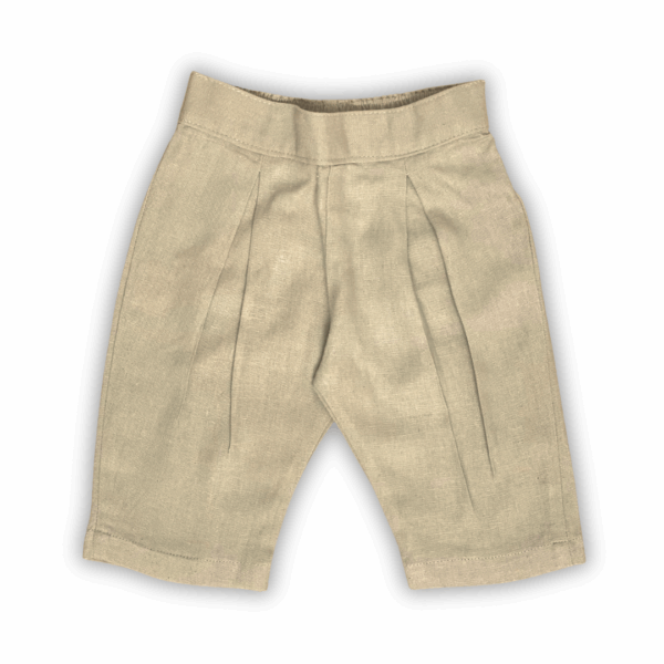 Pantalón tabla sin tirante Beige