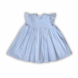 Vestido Cruzadito Celeste