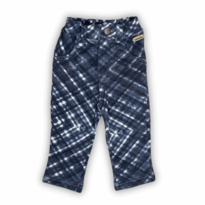 Pantalón Chupin Baby Cuadro Marron Celeste