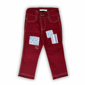 Pantalón Chupin BB nena Bordo