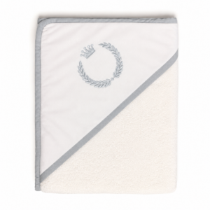 Toallas Capucha-Blanco con Plata