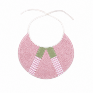 Babero Toalla Vintage rosa