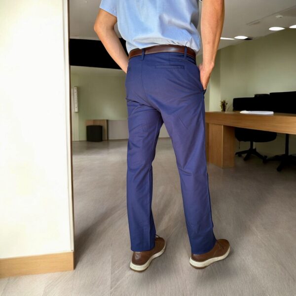 Pantalon Chino- Azul Marino Claro - Imagen 2