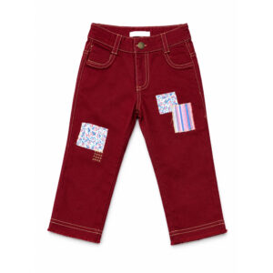 Pantalón Chupin BB nena Bordo