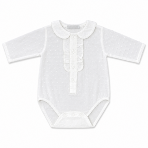 Camisa Body Mangas Largas Plumeti