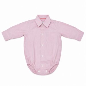 Camisa Body mangas largas Rojo blanco