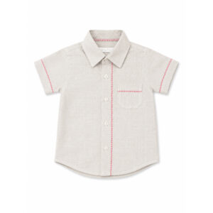 Camisa MC Leo Beige